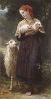 (image for) William Bouguereau Oil Paintings The Shepherdess 1873