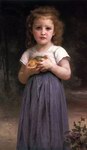 (image for) Handmade oil painting Copy paintings of famous artists Jeune Fille Et Enfant