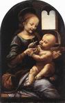 Reproduction of Madonna with a Flower (Madonna Benois) c. 1478 Reproduction of Madonna with a Flower (Madonna Benois) c. 1478