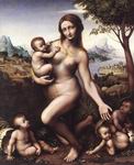 Reproduction of Leonardo da Vinci, Leda c. 1530 Reproduction of Leonardo da Vinci, Leda c. 1530