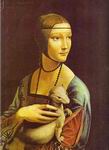 Reproduction of Cecilia Gallerani (Lady with an Ermine) 1483-90 Reproduction of Cecilia Gallerani (Lady with an Ermine) 1483-90