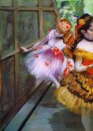 (image for) Handmade oil painting Copy paintings of famous artists Ballet Dancers in Butterfly Costumes 1880