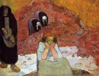 Paul Gauguin art Grape Harvest in Arles (aka Human Misery) 1888 Paul Gauguin art Grape Harvest in Arles (aka Human Misery) 1888