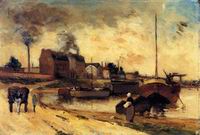 Paul Gauguin paintings Cail Factories and Quai de Grenelle 1875 Paul Gauguin paintings Cail Factories and Quai de Grenelle 1875