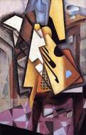 Reproduction of Guitar on a Chair 1913 Reproduction of Guitar on a Chair 1913
