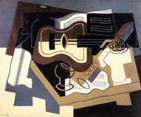 (image for) Handmade oil painting Copy paintings of famous artists Guitar with Clarinet 1920