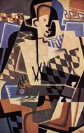 Reproduction of Harlequin with a Guitar 1917 Reproduction of Harlequin with a Guitar 1917