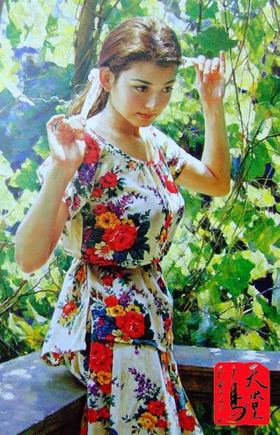 Handmade Oil painting for home canvas, oil painting framed canvas for living room Guan Zeju paintings Contemporary Chinese art (image for) Handmade Oil painting for home canvas, oil painting framed canvas for living room Guan Zeju paintings Contemporary Chinese art