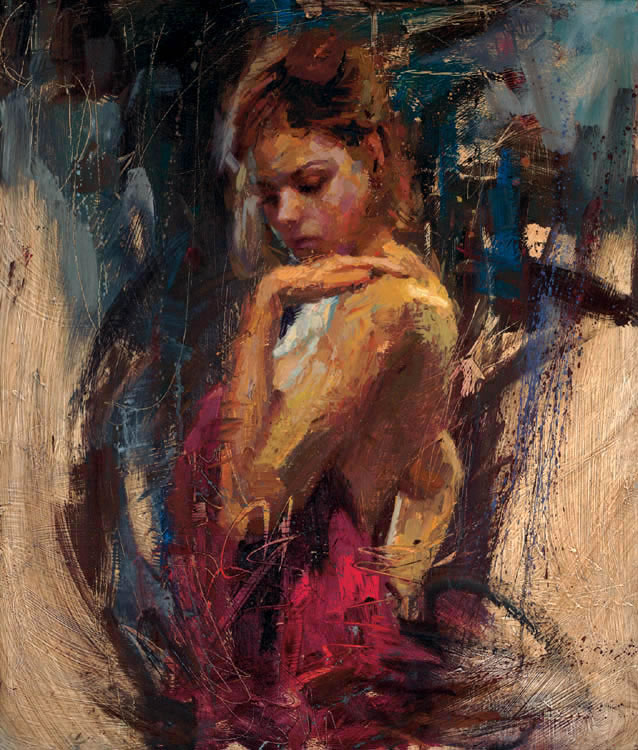 (image for) Handmade oil painting Copy paintings of famous artists Henry Asencio's paintings Adoration