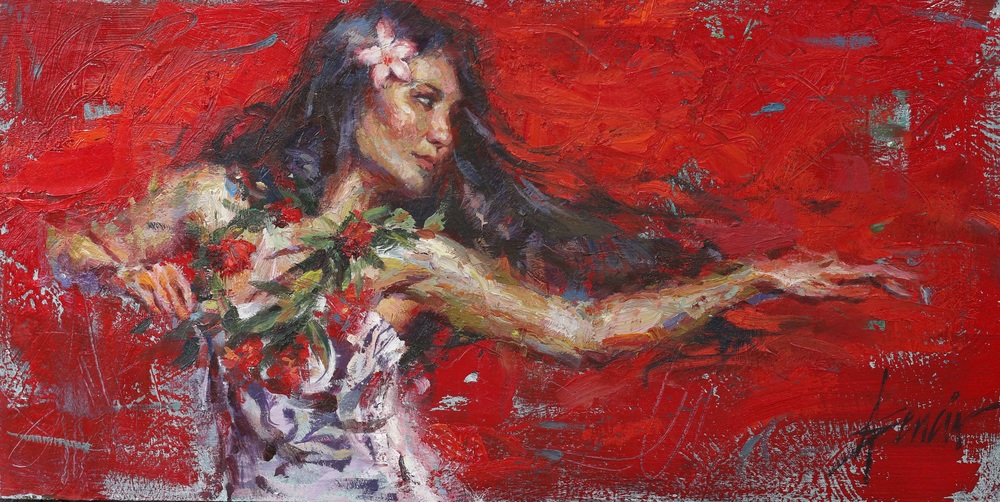 Handmade Oil painting for home canvas, oil painting framed canvas for living room Henry Asencio's paintings Rhythm of the Island (image for) Handmade Oil painting for home canvas, oil painting framed canvas for living room Henry Asencio's paintings Rhythm of the Island