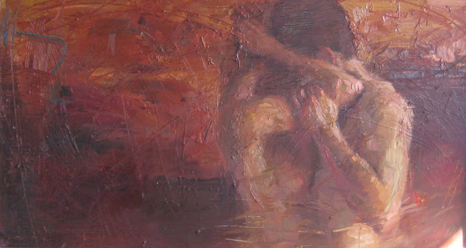 (image for) Handmade paintings of famous artists for sale, Copy paintings of famous artists for sale, High quality art reproductions of henry asencio art for sale - lovers embrace - Click Image to Close