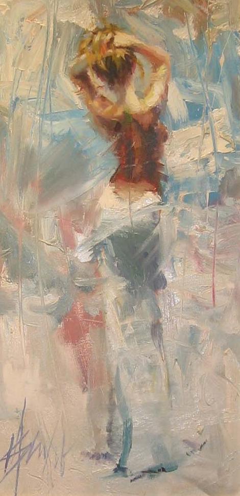 (image for) Handmade oil painting Copy paintings of famous artists Henry Asencio's tranquil paintings