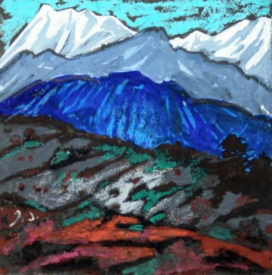 (image for) Handmade oil painting Copy paintings of famous artists KapakaweB's art for sale,Caucasus - Click Image to Close