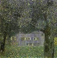 (image for) Gustav Klimt Paintings Artwork Austrian Farmhouse 1911-1911