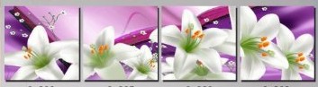 Beautiful Lily Modern Abstract Oil Painting for Home Decals Beautiful Lily Modern Abstract Oil Painting for Home Decals