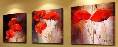 Asia Modern Abstract Wall Art Painting on Canvas of 3 pcs Asia Modern Abstract Wall Art Painting on Canvas of 3 pcs