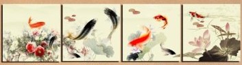 4pc Modern Abstract Art Painting Wall Deco painting on canvas 4pc Modern Abstract Art Painting Wall Deco painting on canvas