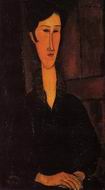 (image for) Amedeo Modigliani paintings Portrait of Madame Zborowska 1917