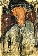 (image for) Handmade oil painting Copy paintings of famous artists Chaim Soutine 1917