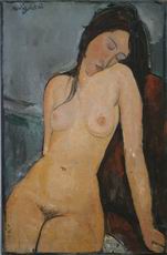 (image for) Amedeo Modigliani paintings Female nude; Iris Tree, c. 1916