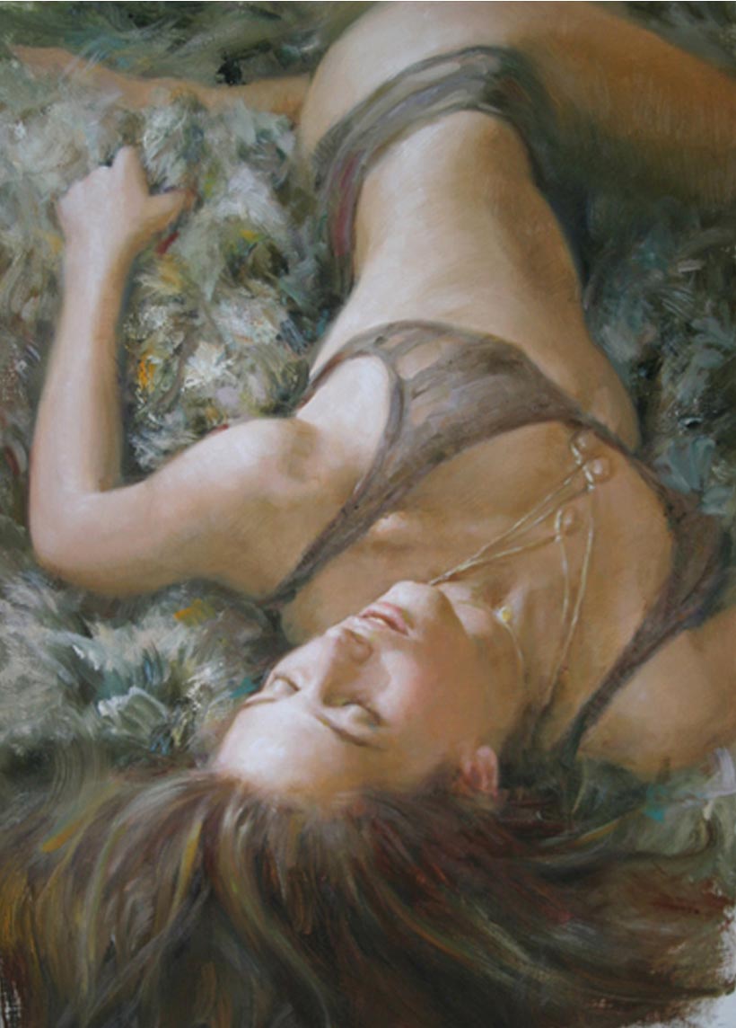 Hand painted oil paintings reproductions of Sensual Awakening (image for) Hand painted oil paintings reproductions of Sensual Awakening
