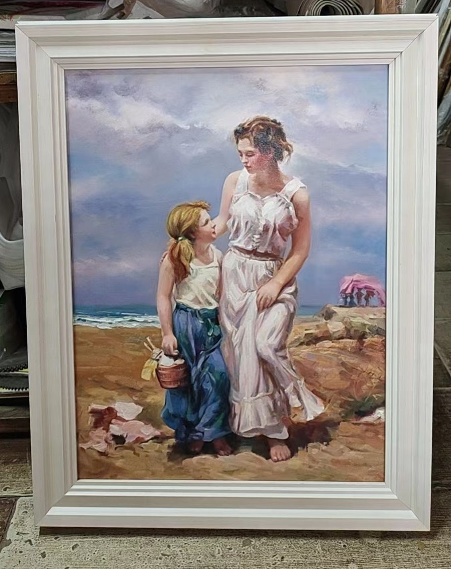 3 pcs of 17“x23" reproductions of Famous romance paintings, romantic women oil paintings with white framed, Famous romance paintings, romantic women paintings Best Friends, by the sea, Birds (image for) 3 pcs of 17“x23" reproductions of Famous romance paintings, romantic women oil paintings with white framed, Famous romance paintings, romantic women paintings Best Friends, by the sea, Birds