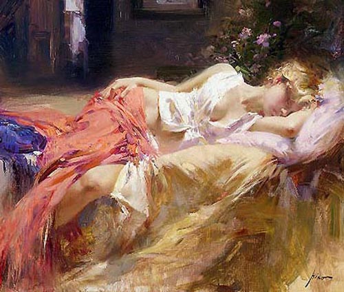 Reproductions of Pino Daeni's art Daydream