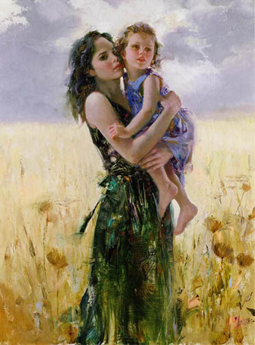 Reproductions of Pino Daeni's art Close To My Heart
