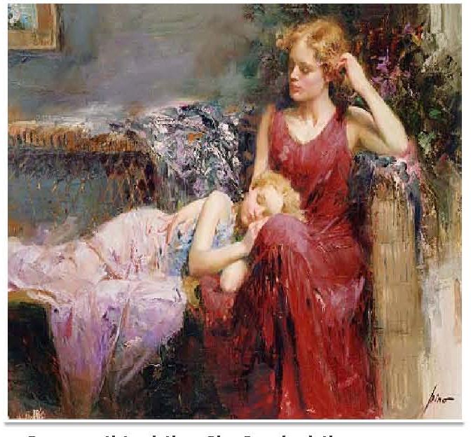 Reproductions of Pino Daeni's art Mother's Love