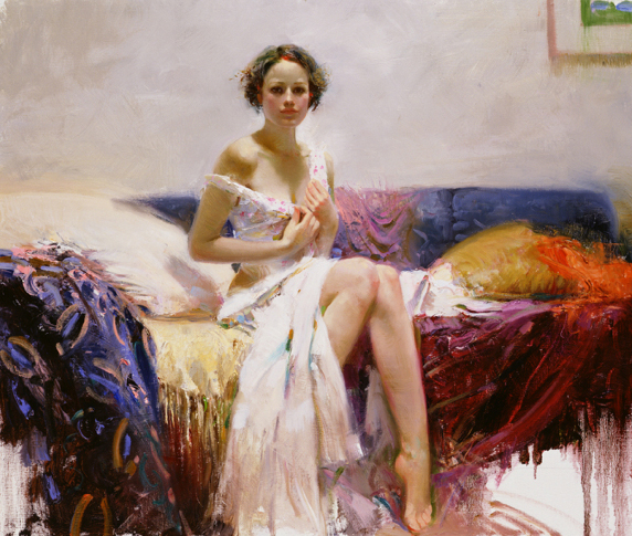 Pino daeni paintings Sweet Sensations reproduction on canvas Pino daeni paintings Sweet Sensations reproduction on canvas