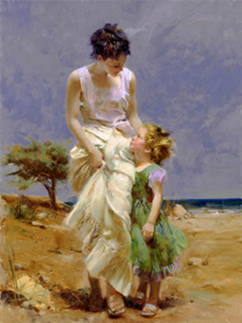 Reproductions of Pino Daeni's art Joyful Memories