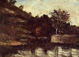 (image for) Paul Cezanne paintings artwork, A Bend in the River 1865 1868 - Click Image to Close