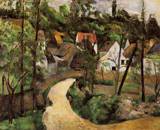 (image for) Paul Cezanne paintings, Handmade oil painting Copy paintings of famous artists A Turn in the Road 1881