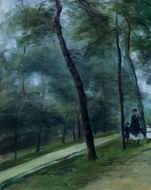 Pierre-Auguste Renoir paintings artwork A Walk by the Sea 1915 Pierre-Auguste Renoir paintings artwork A Walk by the Sea 1915