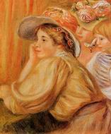 Pierre-Auguste Renoir painting After Bathing Seated Female Nude Pierre-Auguste Renoir painting After Bathing Seated Female Nude