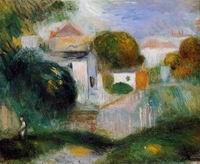 Reproduction of Houses in Cagnes 1908 Reproduction of Houses in Cagnes 1908
