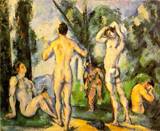 (image for) Paul Cezanne paintings, Handmade oil painting Copy paintings of famous artists Bathers 1890 1891 - Click Image to Close