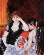Pierre-Auguste Renoir At the Concert (aka Box at the Opera) 1880 Pierre-Auguste Renoir At the Concert (aka Box at the Opera) 1880