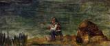 (image for) Handmade oil painting Copy paintings of famous artists Fisherman on the Rocks 1862 1864