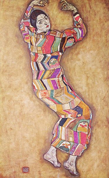 (image for) Reproduction Egon Schiele's Oil Painting Frederike Beer, 1914