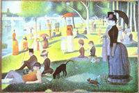 (image for) Handmade oil painting Copy paintings of famous artists A Sunday On La Grande Jatte 1884-86
