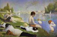 (image for) Handmade oil painting Copy paintings of famous artists Bathers At Asnieres 1883-84