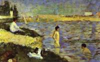 (image for) Handmade oil painting Copy paintings of famous artists Bathing Boys (Study For Bathers At Asnieres) 188