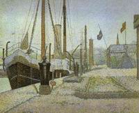 (image for) Handmade oil painting Copy paintings of famous artists La Maria Honfleur 1886