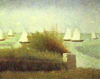 Reproduction of La Rade De Grandcamp 1885 Reproduction of La Rade De Grandcamp 1885