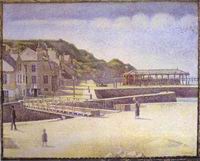 Reproduction of Port En Bessin 1888 Reproduction of Port En Bessin 1888