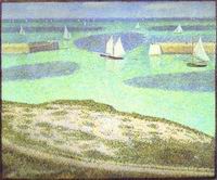Reproduction of Port En Bessin Entrance To The Harbour 1888 Reproduction of Port En Bessin Entrance To The Harbour 1888