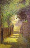 Reproduction of Saint Vincent Street Montmartre Spring 1884 Reproduction of Saint Vincent Street Montmartre Spring 1884
