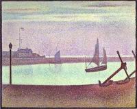 Reproduction of The Channel Of Gravelines Evening 1890 Reproduction of The Channel Of Gravelines Evening 1890