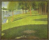 (image for) Handmade oil painting Copy paintings of famous artists The Island Of La Grande Jatte 1884